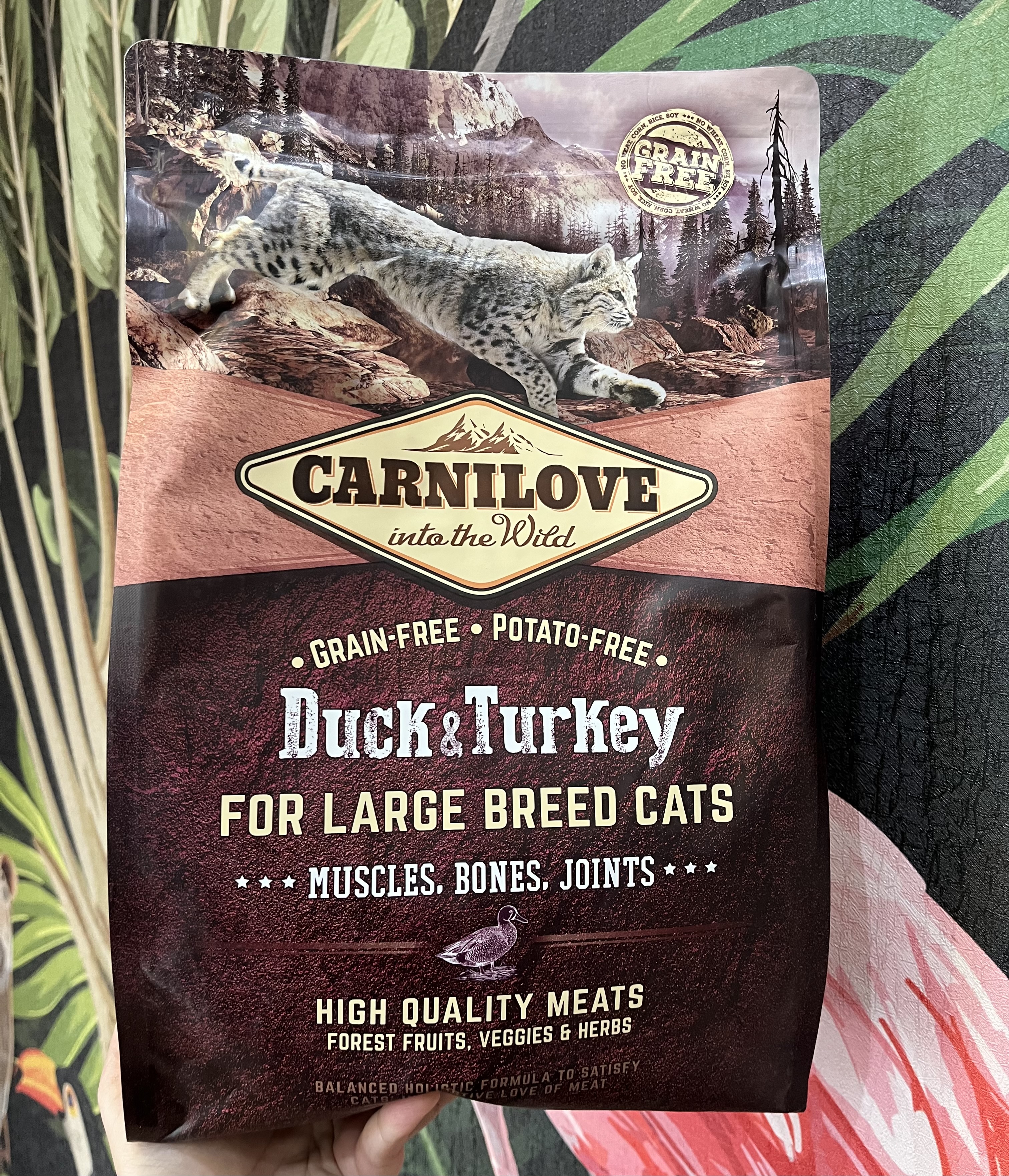 غذا خشک گربه کارنی لاو گوشت بوقلمون و اردک ۲ کیلوگرم CARNILOVE Reindeer Cat Food