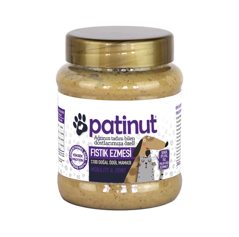 کره بادام زمینی تقویت مفاصل و استخوان سگ و گربه پتینات (peanut butter patinut)