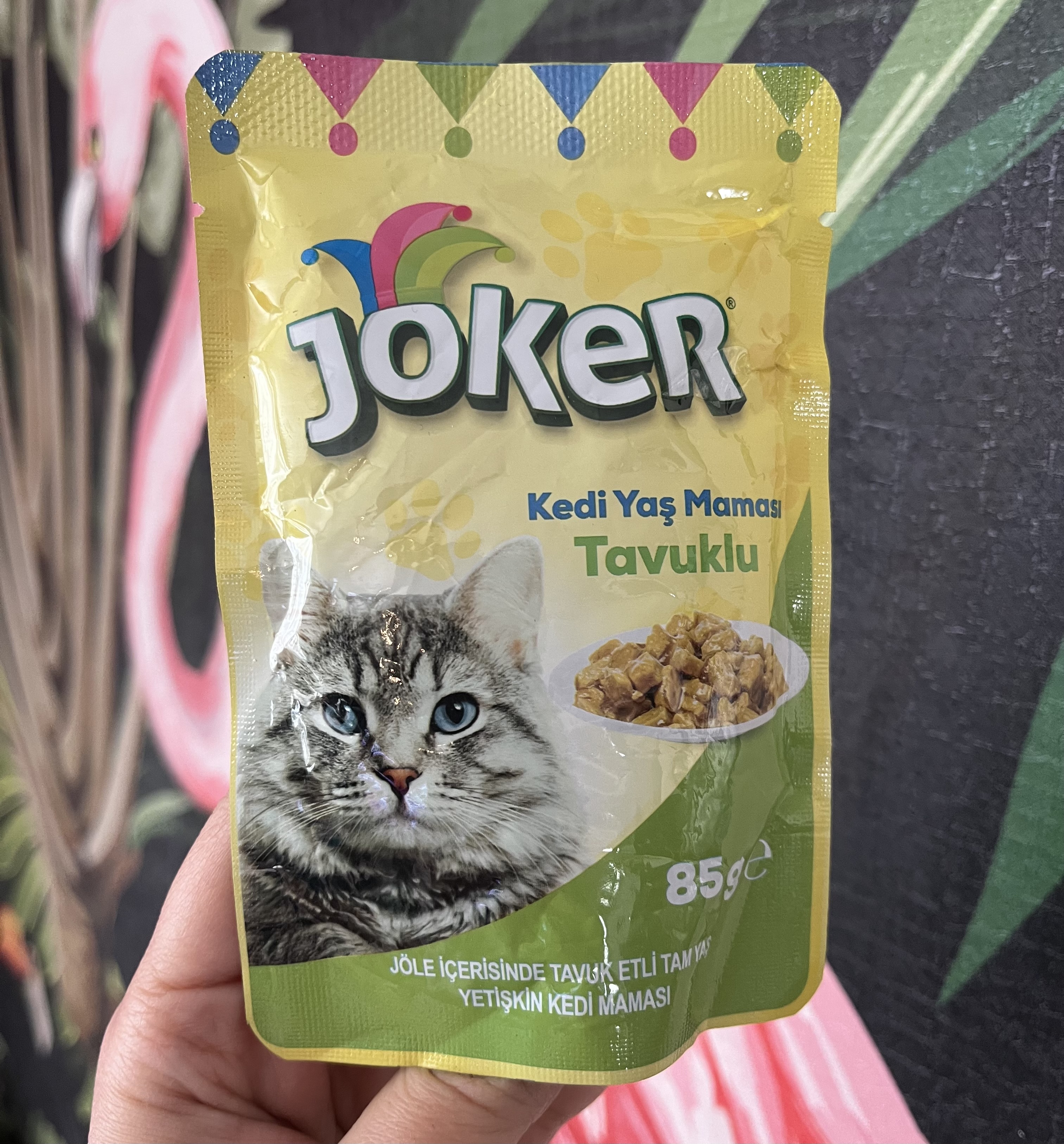 پوچ گربه طعم مرغ جوکر ۸۵ گرمی Kedi yaş maması