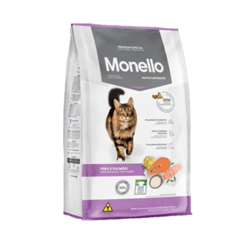 غذای خشک گربه عقیم شده مونلو ۱ کیلوگرم (monello sterilized cat food 1kg)