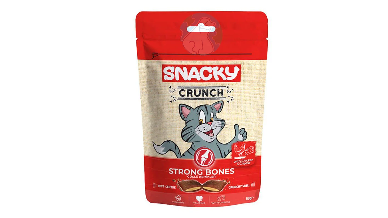 تشویقی گربه کرانچی اسنکی تقویت استخوان (Snacky crunch Strong Bones)