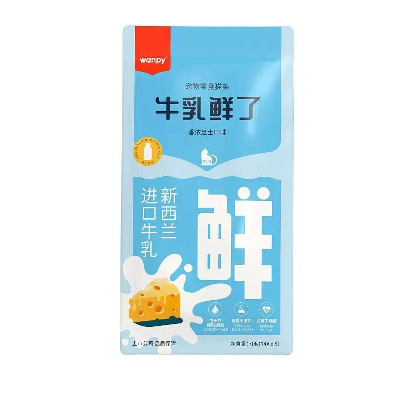 بستنی گربه پنیر با شیر نیوزیلندی ونپی Wanpy creamy treat