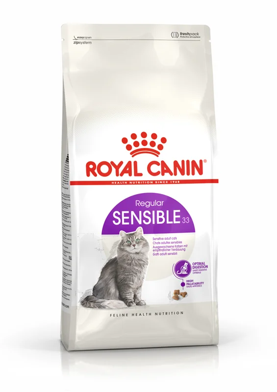 غذای خشک گربه سنسیبل رویال کنین ۲ کیلوگرم Royal canin sensible