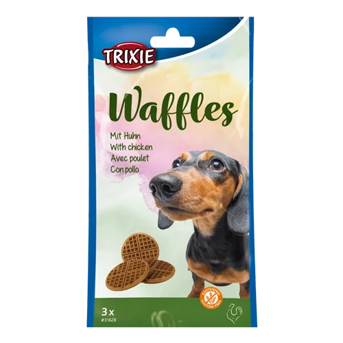 تشویقی سگ تریکسی وافل با طعم مرغ Trixie waffle
