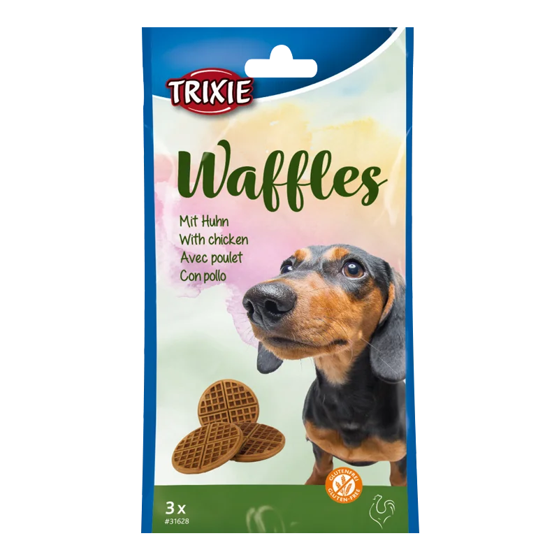 تشویقی سگ تریکسی وافل با طعم مرغ Trixie waffle