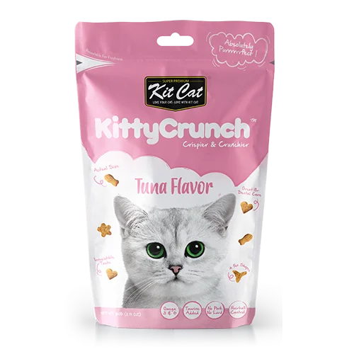 تشویقی کرانچی گربه کیت کت طعم ماهی تن (kit cat kitty crunch tuna flavor)