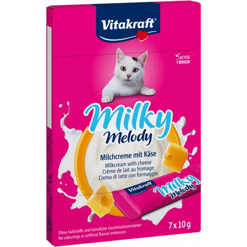 بستنی گربه شیری با طعم پنیر ویتاکرافت Vitakraft Milky Melody mit Käse