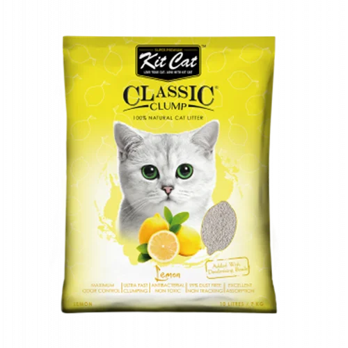 خاک گربه آنتی باکتریال کیت کت (kit cat) رایحه لیمو