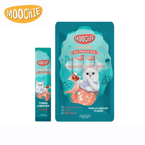 بستنی گربه موچی طعم ماهی تن و لابستر MOOCHIE