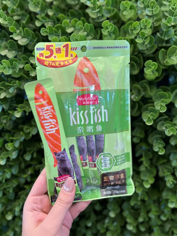 بستنی گربه ماهی سالمون با پسیلیوم آنتی هربال کیس فیش kissfish