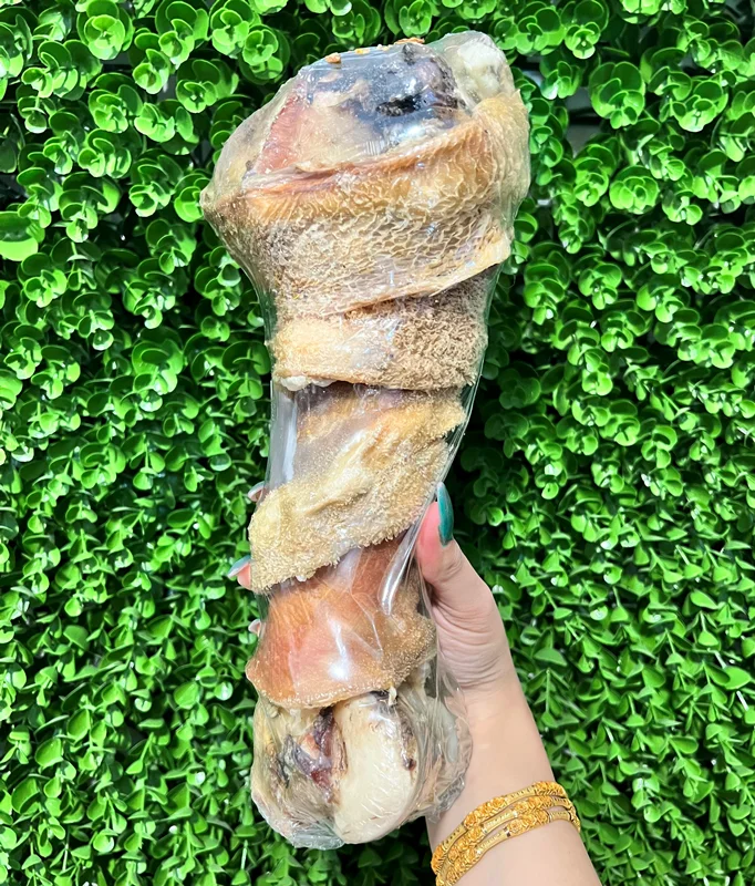 تشویقی سگ قلم گاو با دورپیچ سیرابی