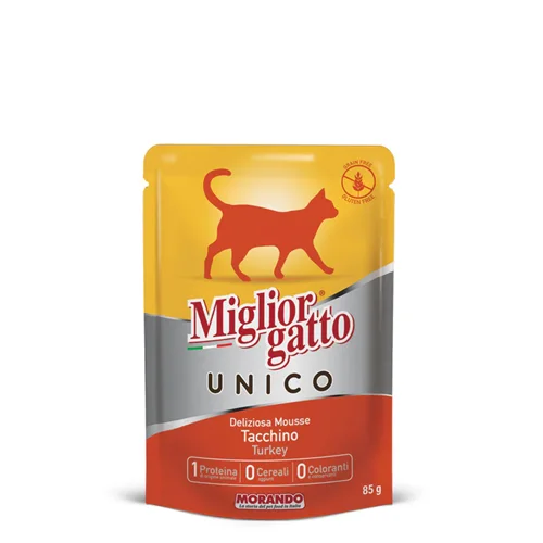 پوچ گربه گوشت بوقلمون موراندو  Morando miglior gatto unico