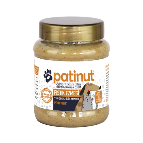 کره بادام زمینی همراه پروبیوتیک سگ و گربه پتینات (peanut butter patinut)
