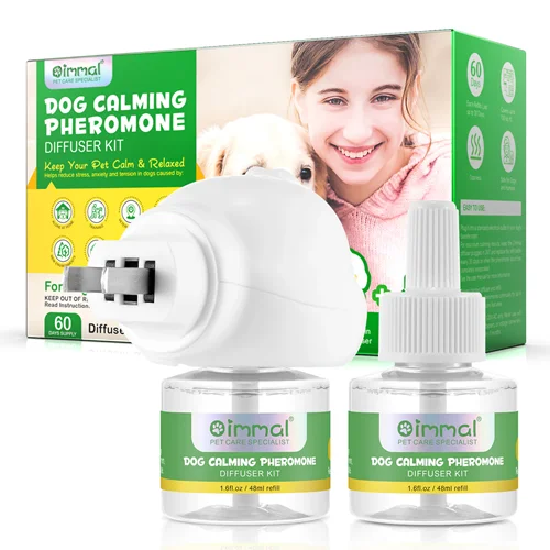 محلول آرامبخش فرومون سگ همراه با کیت دیفیوزر اویمال Oimmal Vat Calming pheromone Diffuser Kit