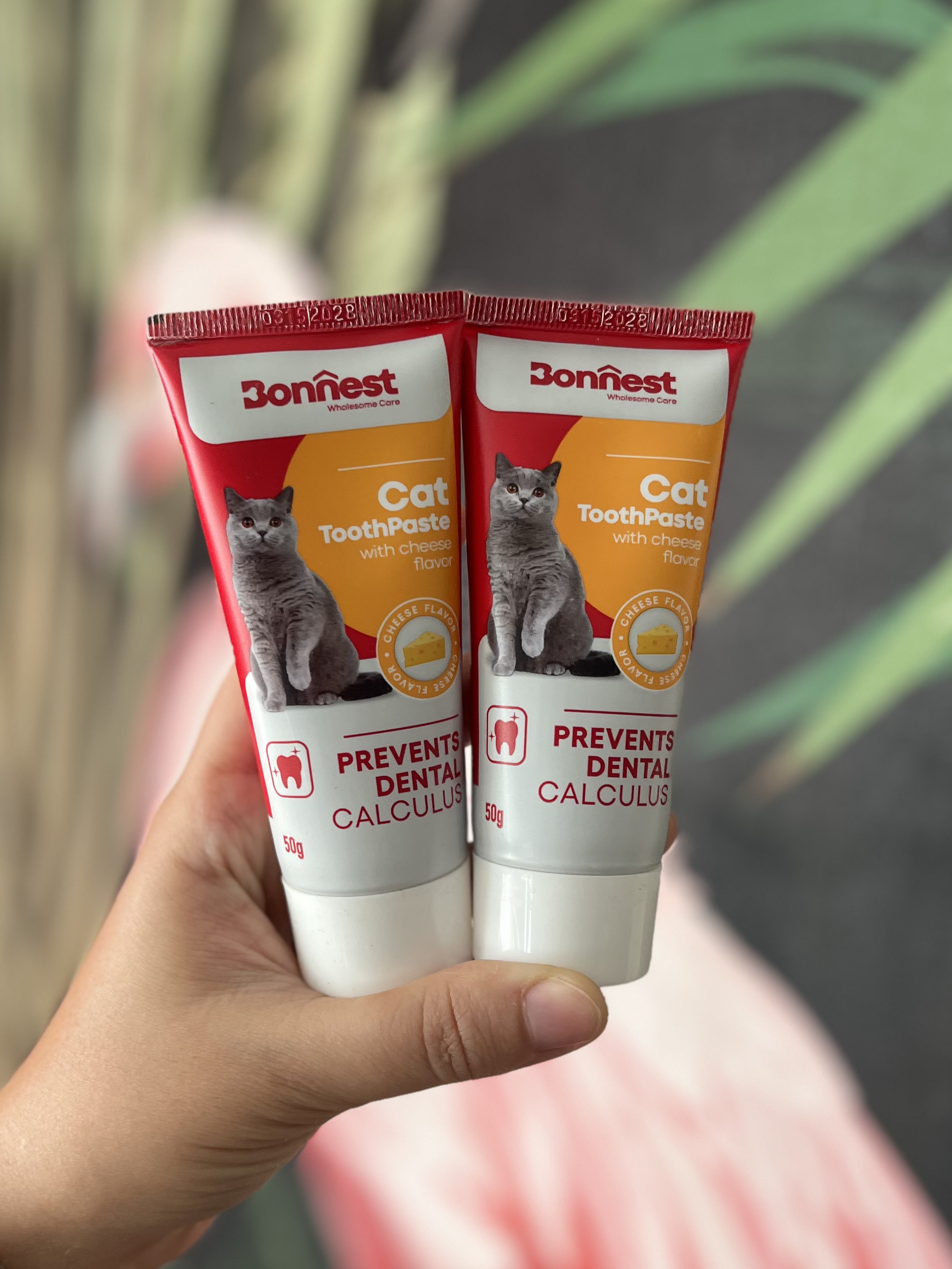 خمیر دندان گربه با طعم ونیر بونست ۵۰ گرم Bonnest ca toothpaste