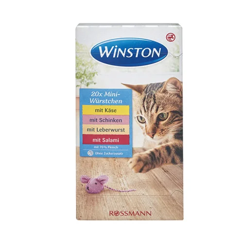 تشویقی وینستون مدادی سوسیسی گربه (winston cat mini stick)