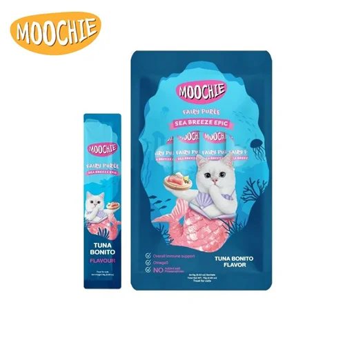 بستنی گربه موچی طعم ماهی تن بونیتو MOOCHIE