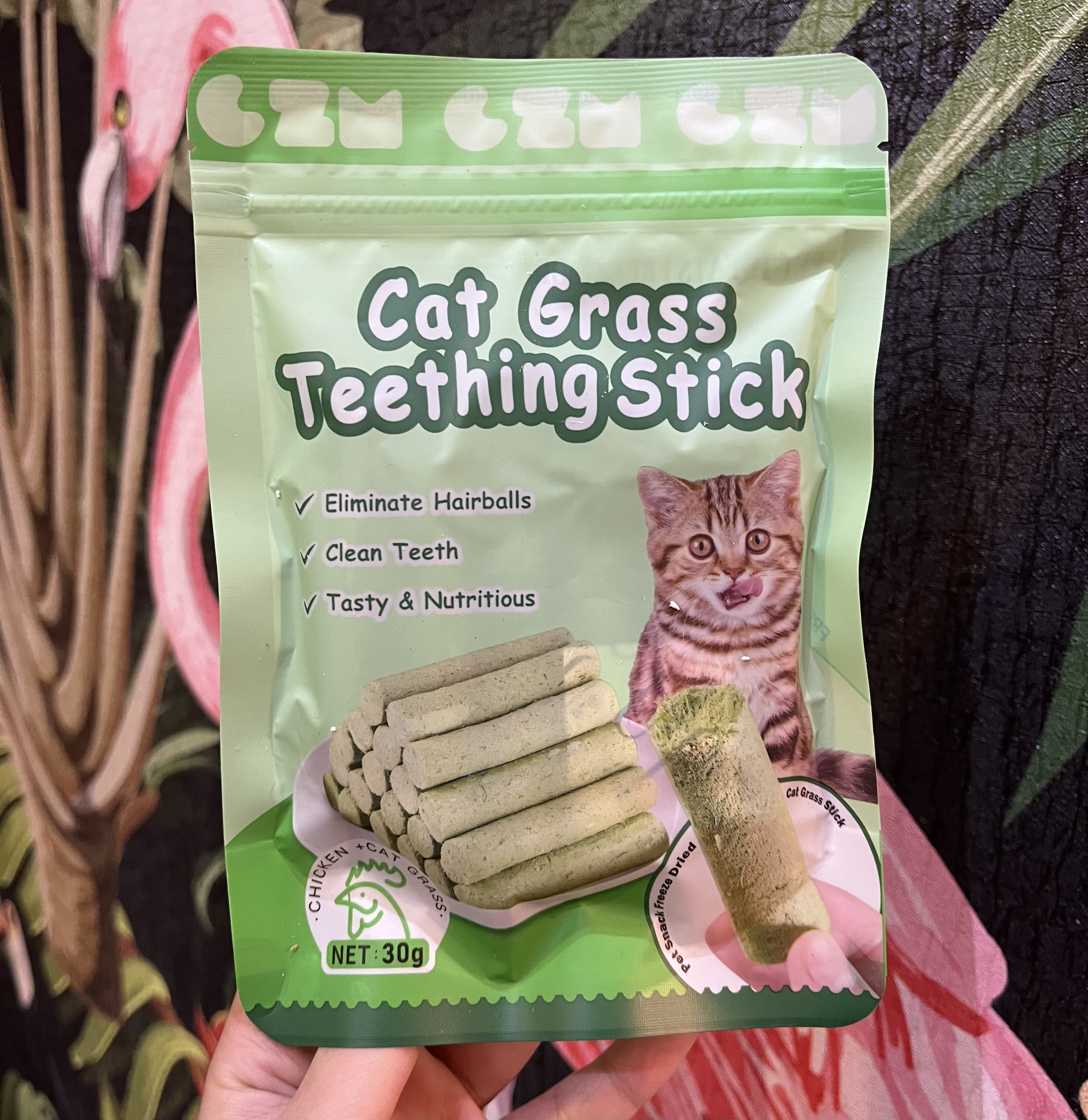 استیک کتنیپ ۶ عددی Cat grass teething stick