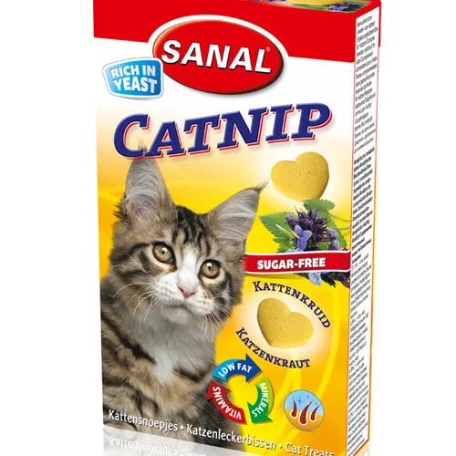قرص مخمر گربه سانال با طعم کتنیپ ۳۰ گرم (sanal catnip)
