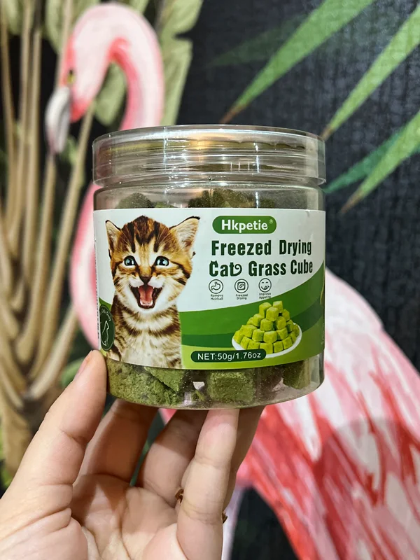 تشویقی فریز دراید گربه مرغ و کتنیپ 50 گرم