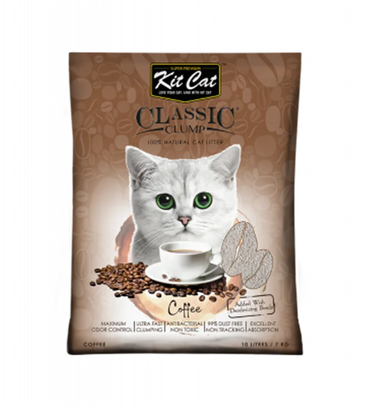 خاک گربه آنتی باکتریال کیت کت (kit cat) رایحه قهوه