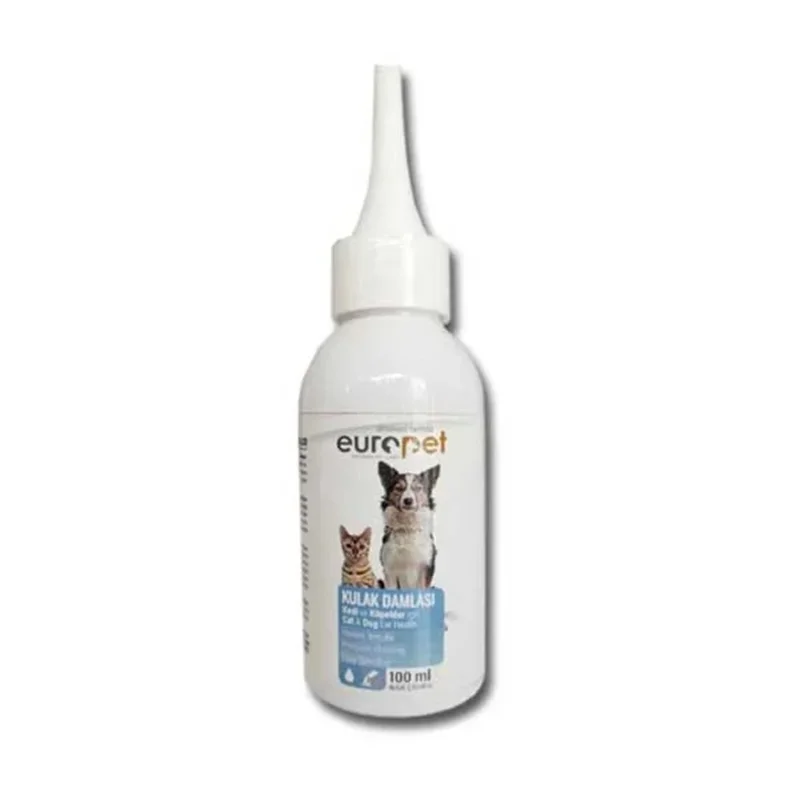 محلول پاک کننده گوش گربه و سگ یوروپت Europet Ear Dog & Cat